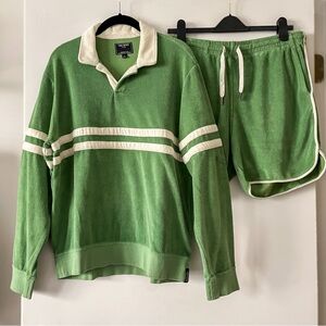 Todd Snyder | Green Terry Polo + Short